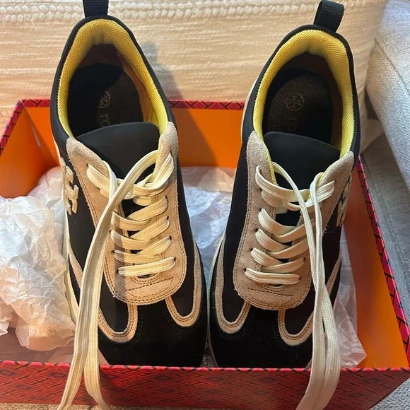 Tory Burch Good Luck Trainer Shoes - Picture 2 of 10